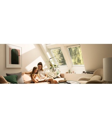 VELUX GGL - FINESTRA A BILICO MANUALE IN LEGNO BIANCA