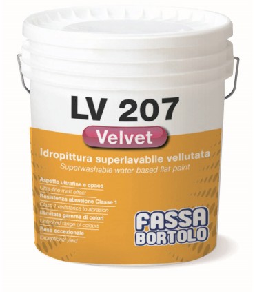IDROPITTURA SUPERLAVABILE FASSA LV207 VELVET