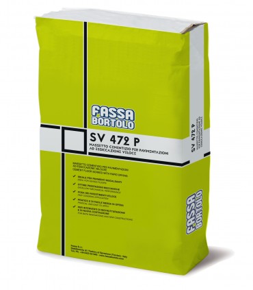 SV 472 P - FASSA - MASSETTO CEMENTIZIO