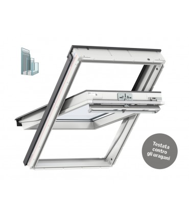 VELUX GGL INTEGRA SOLARE IN LEGNO BIANCA