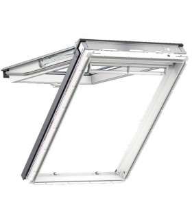 Velux GPU finestra manuale vasistas bilico con finitura bianca 2