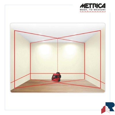 METRICA Livello Laser 3D Verde 61410M Plus