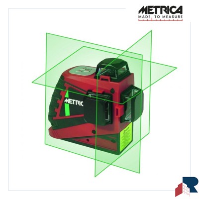 METRICA Livello Laser 3D Verde 61410M Plus