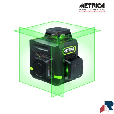 METRICA Livello Laser 3D Mini Size Verde 60845